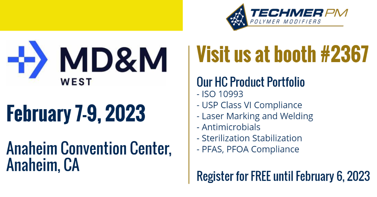 Featured image for “Visit Techmer PM at MD&M West 2024 at Booth #2463”